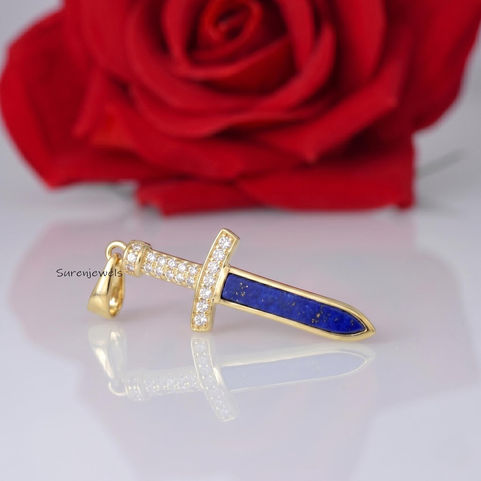 Lapis Lazuli Dagger Pendant, Sword Necklace, Gold Dagger Jewelry, Unique Sword Gift, Minimalist Gold Pendant, Gift for Him an Lapis Lazuli Dagger Pendant, Sword Necklace, Gold Dagger Jewelry, Unique Sword Gift, Minimalist Gold Pendant, Gift for Him an