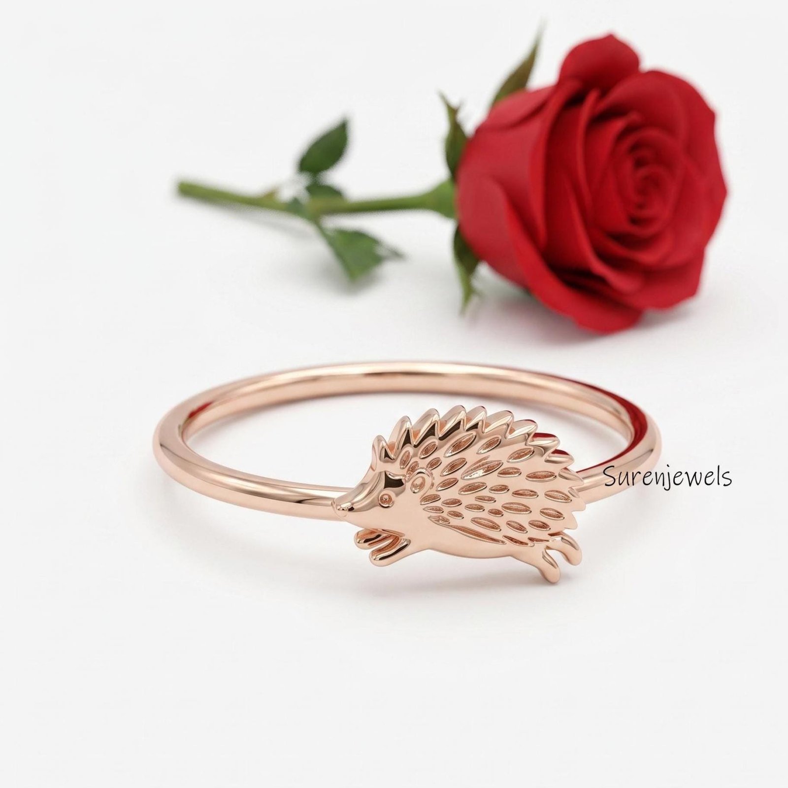 Solid 14K Gold Hedgehog Ring, Dainty Hedgehog Ring, Gold Hedgehog Jewelry, Hedgehog Animal Wear Ring, Hedgehog Ring, Hedgeho Solid 14K Gold Hedgehog Ring, Dainty Hedgehog Ring, Gold Hedgehog Jewelry, Hedgehog Animal Wear Ring, Hedgehog Ring, Hedgeho